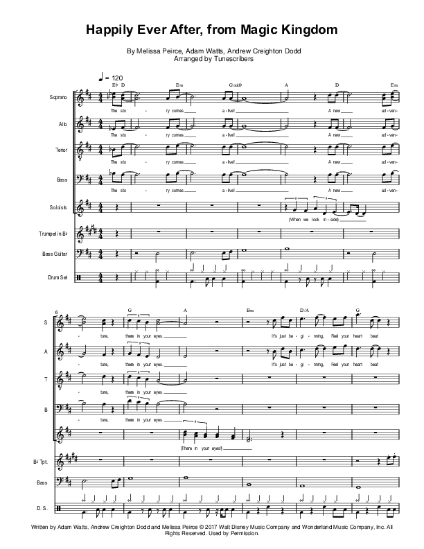 Happily Ever After, from Magic Kingdom (arr. Tunescribers)