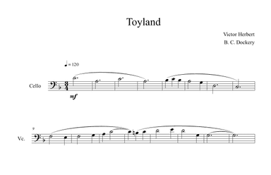 Toyland (Cello Solo) (arr. B. C. Dockery)