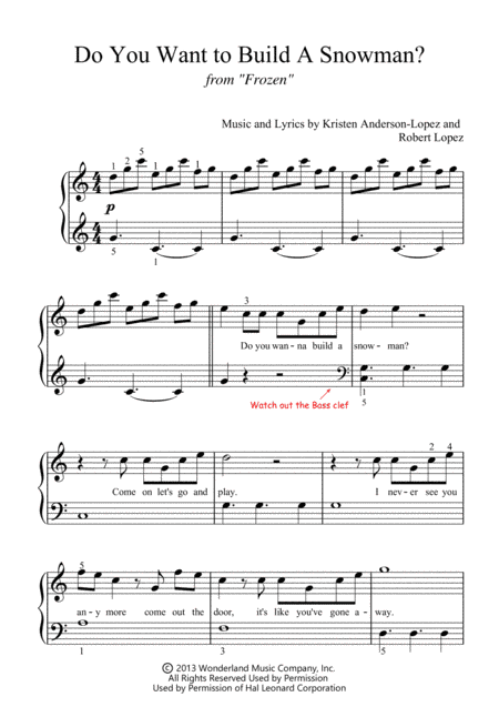 Do You Want To Build A Snowman? (arr. Cinorita)