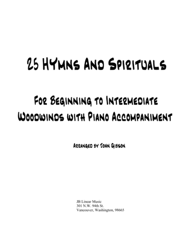 25 Hymns and Spirituals for Easy Woodwind Duet (arr. John Gibson)