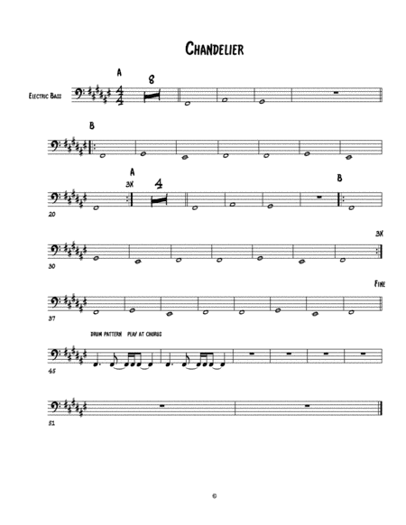 Chandelier (arr. jbass)