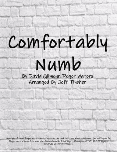 Comfortably Numb (arr. Jeff Tincher)