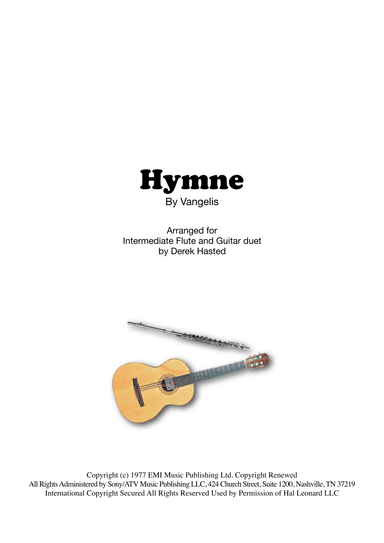 Hymne (arr. Derek Hasted)