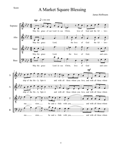 A Market Square Blessing