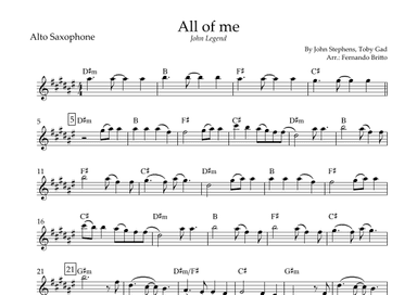 All Of Me (arr. Fernando Britto)