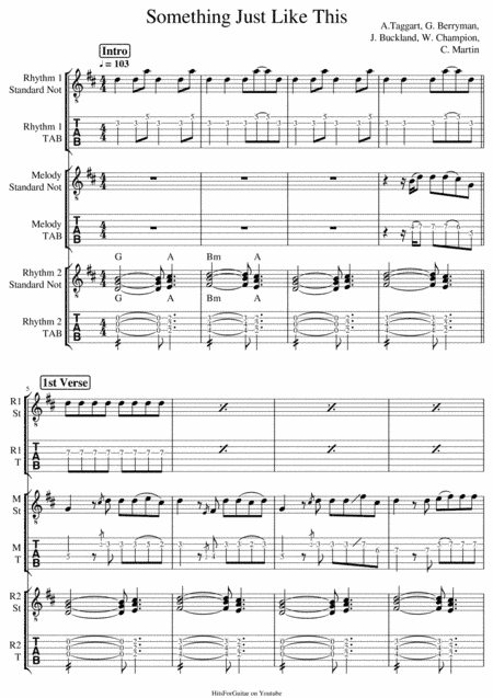Something Just Like This (arr. Jaan Varts)