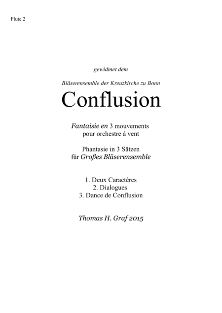Conflusion - Suite - Wind Ensemble - Flute 2