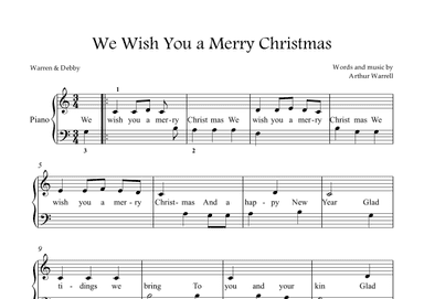 We Wish You a Merry Christmas (arr. Warren & Debby)