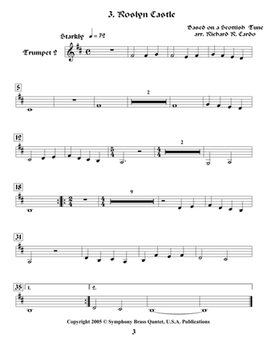 Legends & Tales of the Renaissance (of loss) - 3. Roslyn Castle (Trumpet 2) (arr. R.R.Cardo)