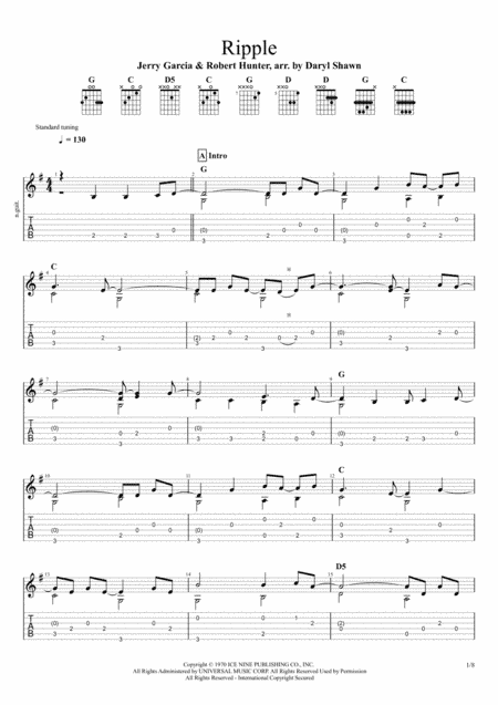 Ripple (arr. Daryl Shawn)