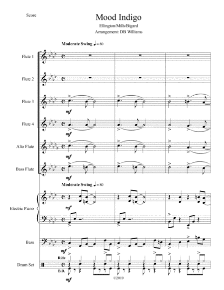 Mood Indigo (arr. DB Williams)