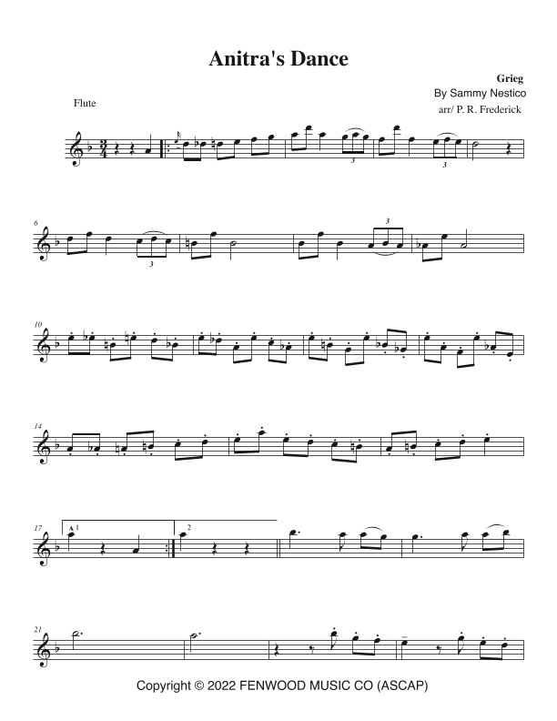 Anitra's Dance (arr. P.R. Frederick)