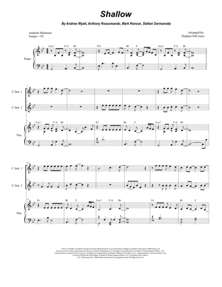 Shallow (arr. Stephen DeCesare)