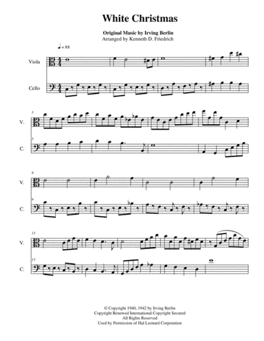 White Christmas (arr. Kenneth D. Friedrich)