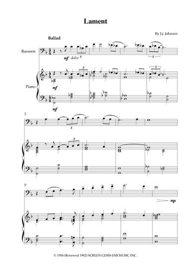 Lament (arr. Karen Gueiros)