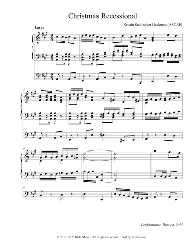 Christmas Recessional