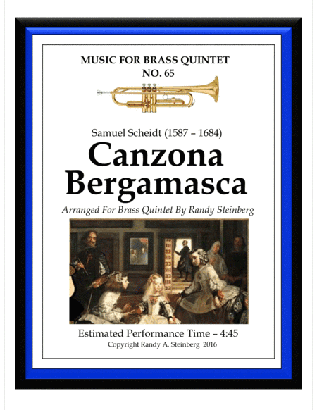 Canzona Bergamasca - Samuel Scheidt (arr. Randy A. Steinberg)