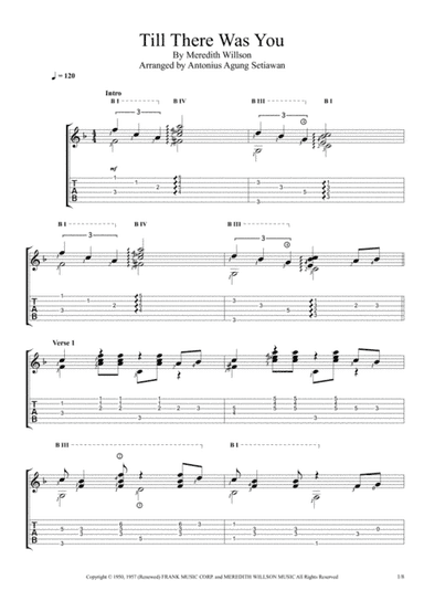 Till There Was You (arr. Antonius Agung Setiawan)