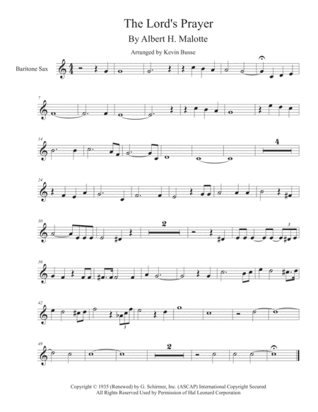 The Lord's Prayer (arr. Kevin Busse)