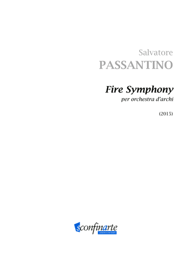 Salvatore Passantino: FIRE SYMPHONY (ES-21-025) - Score Only