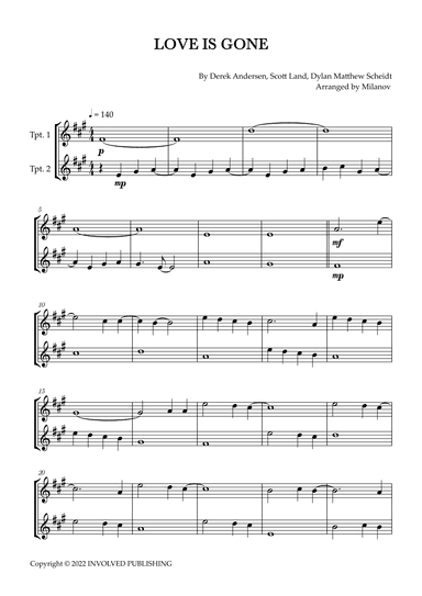 Love Is Gone (arr. Milanov)