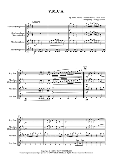 Y.m.c.a. (arr. Kayleigh Huelin)