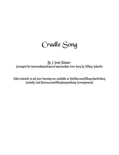 Cradle Song: Intermediate Harp (arr. Tiffany Schaefer)