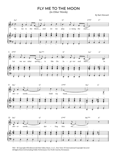 Fly Me To The Moon (in Other Words) (arr. Alex Nunes Rodrigues)