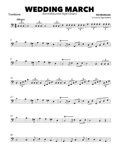 Wedding March (arr. Tiago Cordeiro)