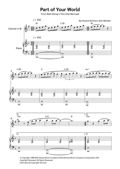 Part Of Your World (arr. Jackson Spindler)