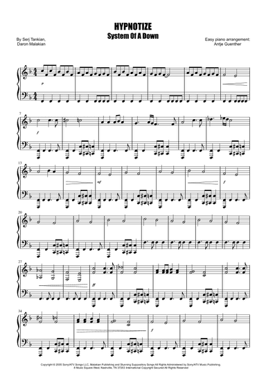 Hypnotize (arr. Antje Günther)