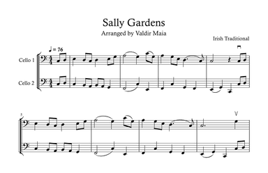 Sally Gardens - Cello Duo (arr. Valdir Maia)