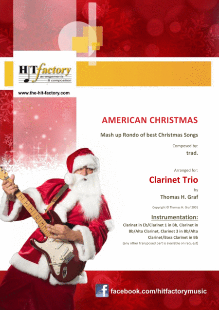 American Christmas - Mash up Rondo of best Christmas Songs - Clarinet Trio (arr. Thomas H. Graf)