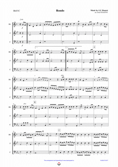 Rondo (Mouret) (arr. Josef STASTNY)