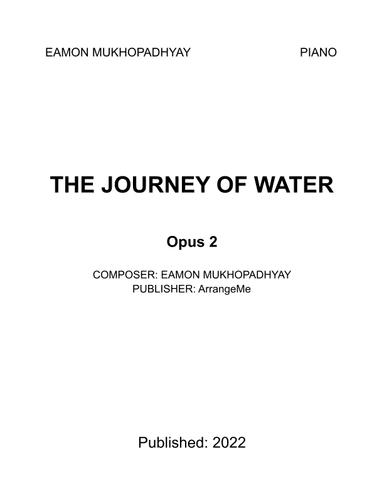 The Journey of Water - Opus 2