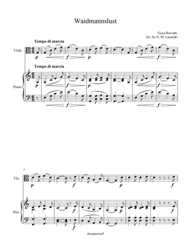 Waidmannslust (arr. Nick Lacanski)