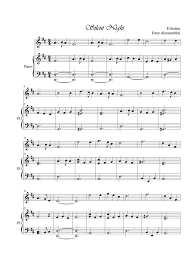 Santo Natale easy. Violino e pianoforte (arr. Ester Alessandrini)