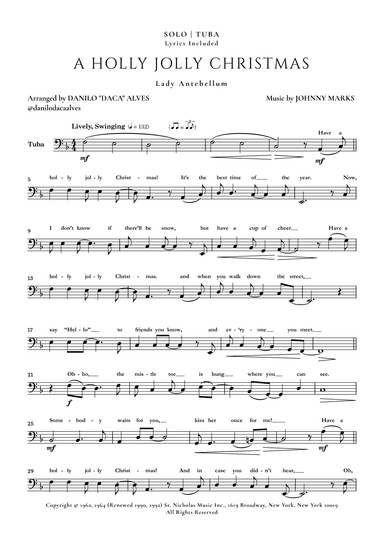 A Holly Jolly Christmas (arr. Danilo “Daca” Alves)