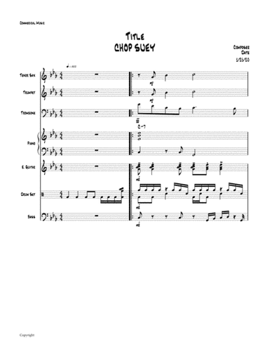 Chop Suey (arr. Calvin Holt)