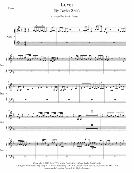Lover (arr. Kevin Busse)