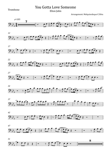 You Gotta Love Someone (arr. Melquisedeque C.Silva)