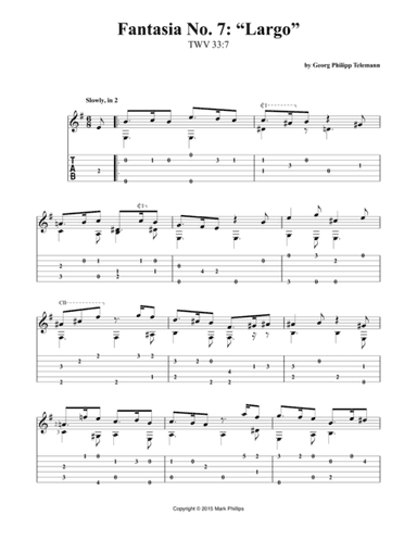 Fantasia No. 7: “Largo” (arr. Mark Phillips)