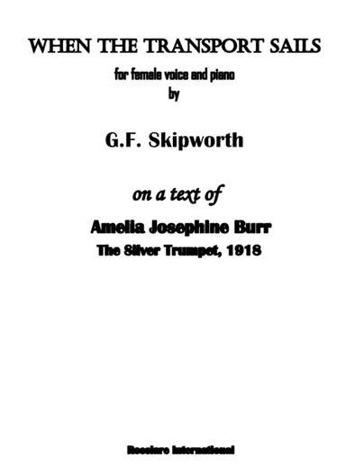 When the Transport Sails