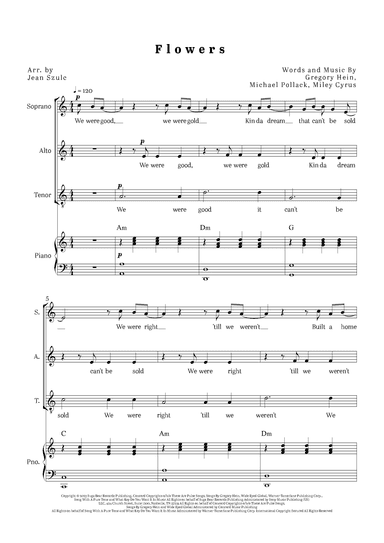 Flowers (arr. Jean Szulc)
