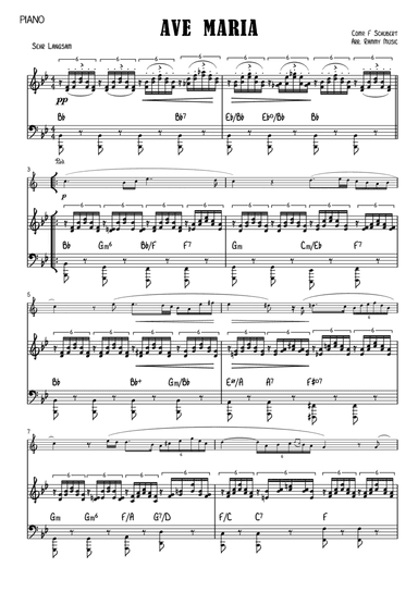 Ave Maria F Schubert arr. for Trumpet & Piano (arr. Rammy Music)