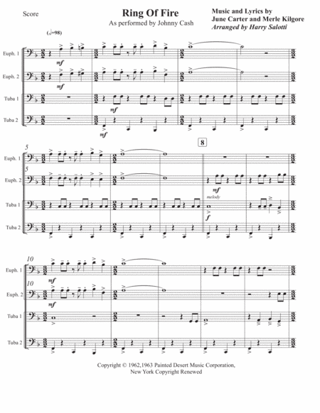 Ring Of Fire (arr. Harry Salotti)