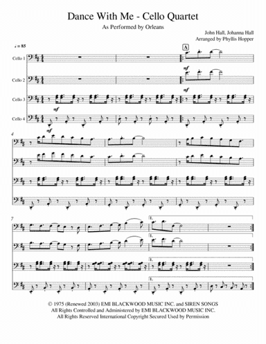 Dance With Me (arr. Phyllis Hopper)