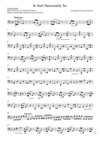 It Ain't Necessarily So  from PORGY AND BESS (arr. Lorraine Deacon)