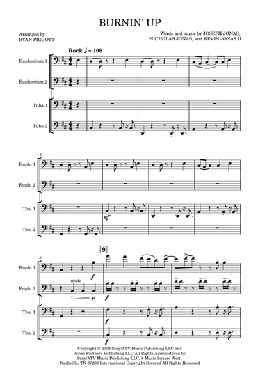 Burnin' Up (arr. Ryan Piggott)