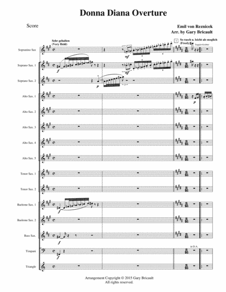 Donna Diana Overture (arr. Gary Bricault)